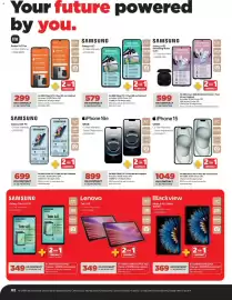 HiFi Corp catalogue Page 2: SAMSUNG Galaxy A27 5G €579,00, IPhone 15 €1.049,00