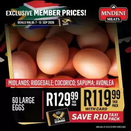 Bluff Meat Supply catalogue week 37 Page 10: 60 Large Eggs €119,99