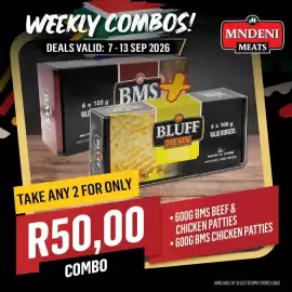 Bluff Meat Supply catalogue week 37 Page 15: BMS Beef & Chicken Patties + Bluff Meats Chicken Patties €50,00