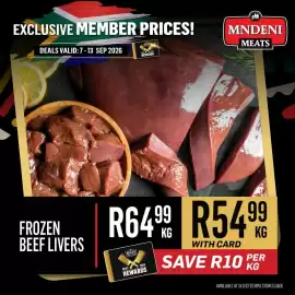 Bluff Meat Supply catalogue week 37 Page 9: Frozen Beef Livers €54,99