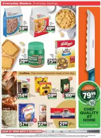 SuperSpar catalogue Page 7: Kellogg's All Bran Flakes €75,99, SPAN Corn Flakes €49,99