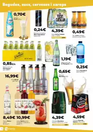 Folleto Comerco Cash & Carry Página 4: Vichy Catalan Aigua €4,39, Suc Juver préssec €0,49