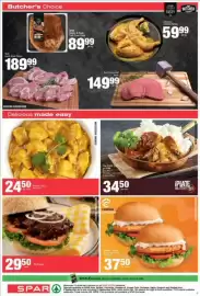 Spar catalogue Page 3: IPLATE Peri-Peri Chicken €34,50, Rib Burger €29,50