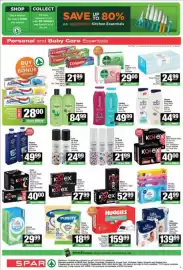 Spar catalogue Page 8: Kotex Maxi Sanitary Pads Assorted €40,00, Kotex Bio Care Maxi Pro Night or Super Sanitary Pads €40,00