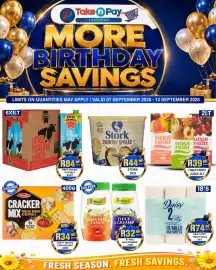 Take 'n Pay catalogue week 37 Page 1: LIQUI FRUIT JUICE €39,99, Daisy Soft Toilet Rolls €74,99