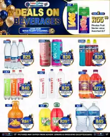Take 'n Pay catalogue week 37 Page 15: AQuelle STILL WATER €45,00, GLOOT ENERGY DRINK/VITAMIN WATER ASSORTED €30,00