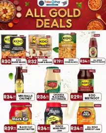 Take 'n Pay catalogue week 37 Page 52: KOO Baked Beans €30,00, Mrs Balls Chutney €34,99
