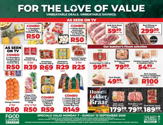 Food Lover's Market (valid until 13-09)
