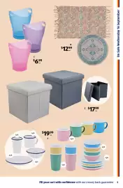 ALDI catalogue week 38 Page 5: Ice Bucket €6,99, Storage Ottoman €17,99