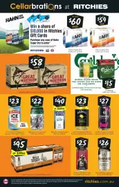 Ritchies catalogue week 37 Page 1: Carlsberg €15,00, Great Northern Super Crisp €58,00