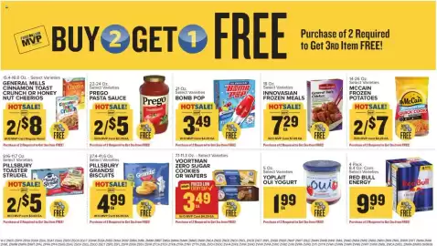 Food Lion weekly ad week 37 Page 16: Voortman zero sugar cookies or wafers €3,49, Yoplait Oui Yogurt €1,99