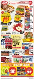 IGA weekly ad week 37 Page 1: Green Giant Vegetables €0,99, Stouffer's Entrées €8,00