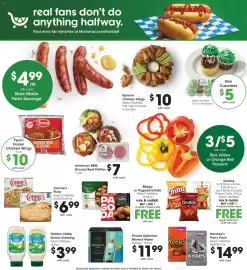 Mariano's weekly ad week 37 Page 10: Connie's Pizza €6,99, American BBQ Ground Beef Patties €7,00