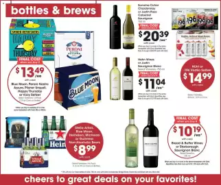 Mariano's weekly ad week 37 Page 12: Stella Artois, Blue Moon, Heineken, Michelob or Guinness Non-Alcoholic Beers €8,99