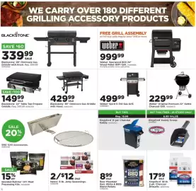 Mills Fleet Farm weekly ad week 37 Page 13: Blackstone 22" Table Top Propane Griddle €149,99