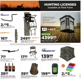 Mills Fleet Farm weekly ad week 37 Page 5: Fieldline Pro Series Glenwood Canyon Frame Pack Realtree APX €39,99