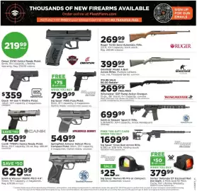 Mills Fleet Farm weekly ad week 37 Page 7: Canik TP9SFx Optics Ready Pistol €459,99