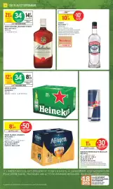 Catalogue Intermarché Express page 14: POLIakov VODKA €10,11, Heineken Bière blonde €8,13