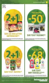 Catalogue Intermarché Express page 3: Entremont Raclette €9,25, AMORA Mayonnaise de Dijon