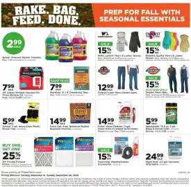 Mills Fleet Farm weekly ad Page 4: Dickies Men's Bibs, 3m indoor window insulator kit €14,99