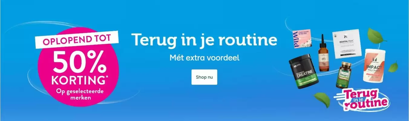 Holland & Barrett folder (geldig t/m 8-10)