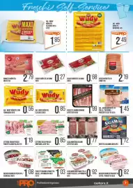 Volantino Cash pro Pagina 7: Furlotti Jamón Serrano €1,99, Casa Montorsi Pancetta a cubetti dolce / affumicata €0,92