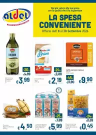 Volantino Aldel Discount Pagina 1: Pasta di semola trafilate assortite Pasta del Levante €0,45