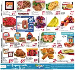 Giant Eagle weekly ad week 37 Page 3: Organic Bananas €0,69, Market District Soup €8,99