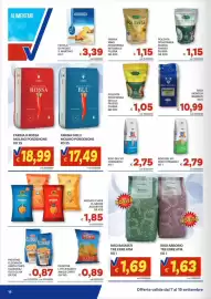 Volantino Vivo Supermercati Pagina 18: Polenta istantanea gialla Faverro €1,05, Riso del Vo' Carnaroli €2,75