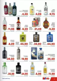 Volantino Vivo Supermercati Pagina 37: Whisky Yumeko €21,49, Gin Coca Amuerte Black €39,90
