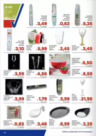 Volantino Vivo Supermercati Pagina 44: Bicchierino blossom €2,45, Forchettine betulla kimono €0,85