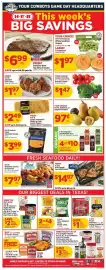H-E-B weekly ad week 37 Page 1: Campari Tomatoes or Broccoli Crowns €1,47, H-E-B trail mixes or nuts €8,00