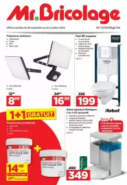Mr Bricolage folder Pagina 1: Robot aspirateur/Nettoyeur 2 en 1 415 autowash €349,00, Pack WC suspendu €199,00