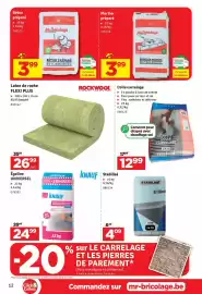 Mr Bricolage folder Pagina 12: Béton préparé €3,99, Colle carrelage €12,99