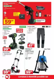 Mr Bricolage folder Pagina 14: Nettoyeur haute pression JET HAWK €59,99, Pantalon DERO €41,99