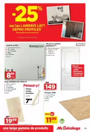 Mr Bricolage folder Pagina 15: Lambris en PVC €8,99, Lambris latt depro profiles