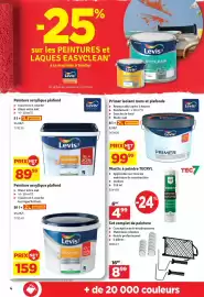 Mr Bricolage folder Pagina 4: Primer isolant murs et plafonds €99,99, Peinture acrylique plafond €159,00