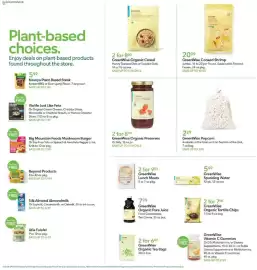 Publix weekly ad week 37 Page 10: GreenWise Cooked Shrimp €20,99, GreenWise Organic Cereal €8,00