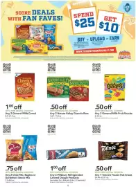Publix weekly ad Page 4: Nature Valley granola bars €0,50, General Mills Fruit Snacks €0,50