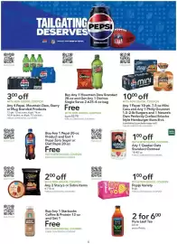 Publix weekly ad Page 5: Mountain Dew Branded Doritos Single Serve, Pepsi Zero Sugar or Diet Pepsi
