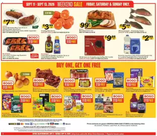 Winn Dixie weekly ad week 37 Page 8: 3 lb Bag Mandarins €3,49, Whole Snapper €5,99