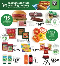 Kroger weekly ad week 37 Page 6: Mini Cupcakes €5,00, Walk-A-Bout Charcoal Grill €69,99