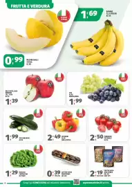 Volantino Vivo Supermercati Pagina 6: Uva bianca/nera €1,99, Frutta secca Bencivenga €2,19