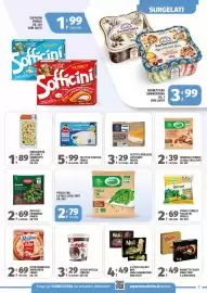 Volantino Vivo Supermercati Pagina 7: Filetti di platessa Findus €5,99, Stecci gelato Nuii €4,49