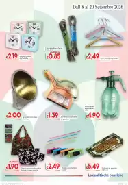 Volantino D'Italy Pagina 13: Borsa spesa riutilizzabile €1,90, Sveglia quarzo QUADRA €2,19
