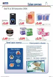 Volantino D'Italy Pagina 14: Assorbenti lilea €0,99, Lilea Proteggi slip disteso, ripiegati €0,79