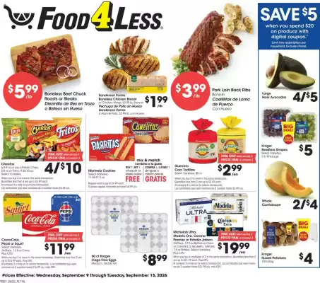Food 4 Less (valid until 15-09)