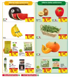 Volantino Eurospar Pagina 12: Insalata mista Passo Dopo Passo Despar €0,99, Zucca rossa €1,49