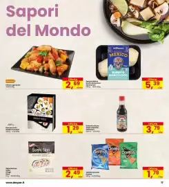 Volantino Eurospar Pagina 17: Tortilla assortite Doritos €1,79, Riso per sushi Despar Premium €1,29
