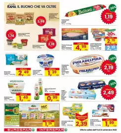 Volantino Eurospar Pagina 20: Kinder Fetta al latte €1,99, Milk Kefir €0,99